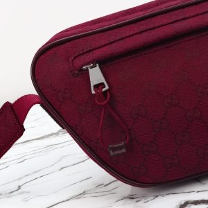 Replica Gucci Small GG Belt Bag Red - premium 1:1 fake handbag model
