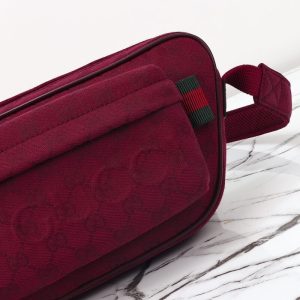 Replica Gucci Small GG Belt Bag Red - high-quality designer bag clone