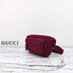 Replica Gucci Small GG Belt Bag Red - best quality luxury bag dupe