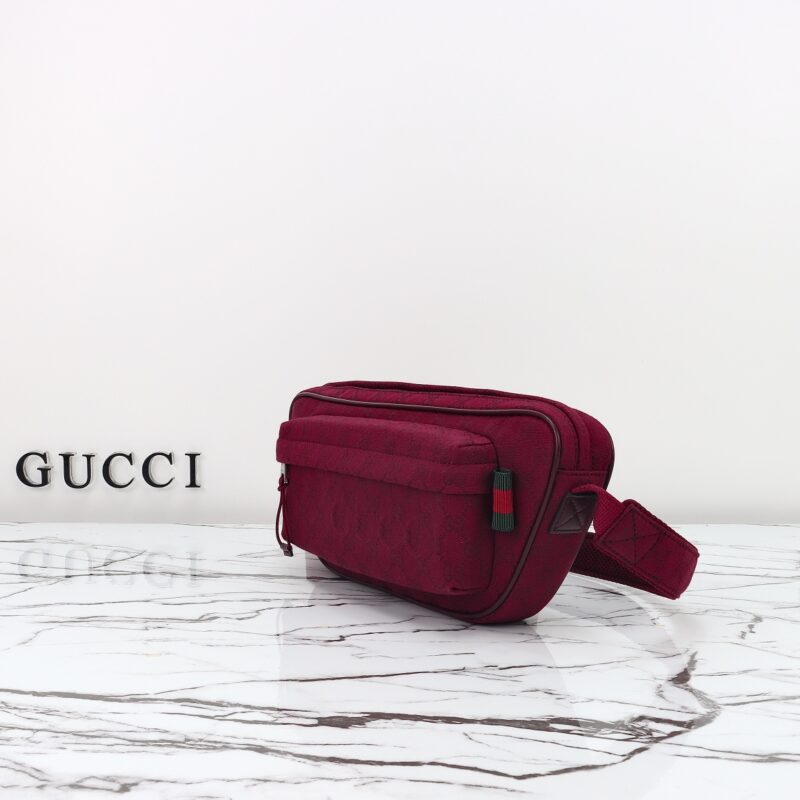 Replica Gucci Small GG Belt Bag Red - best quality luxury bag dupe