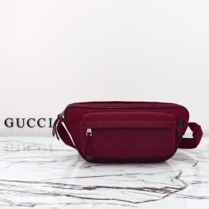 Replica Gucci Small GG Belt Bag Red - top-rated replica designer bag