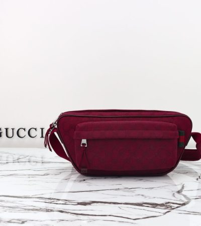 Replica Gucci Small GG Belt Bag Red - top-rated replica designer bag