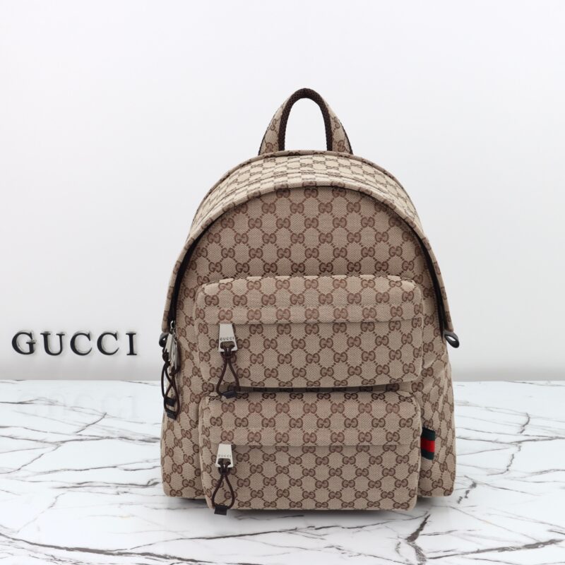 Replica Gucci Backpack GG Canvas Beige - ultra-realistic fake designer tote