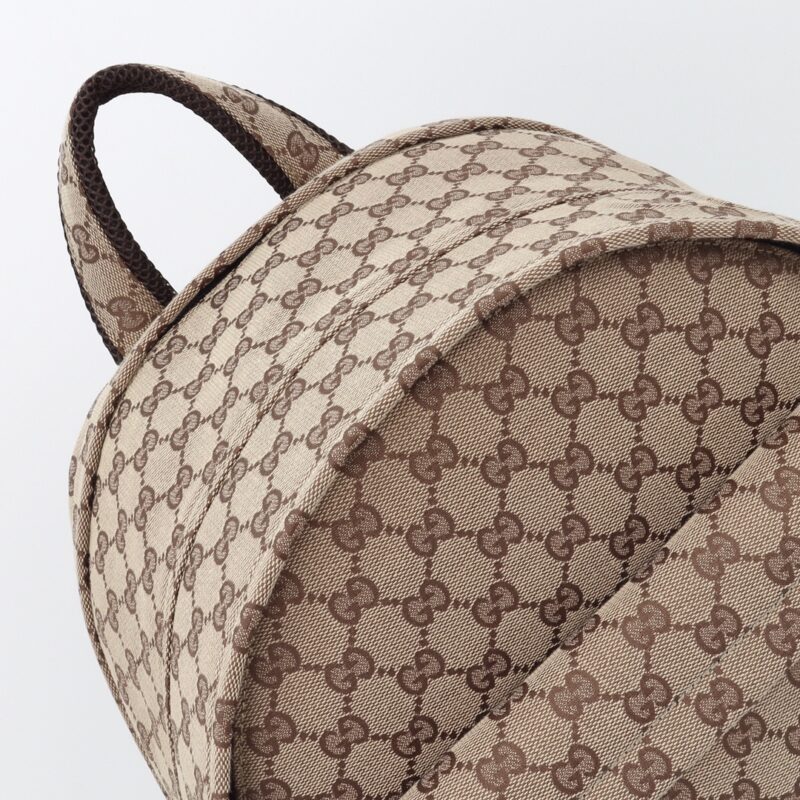 Replica Gucci Backpack GG Canvas Beige - high-end fake designer purse