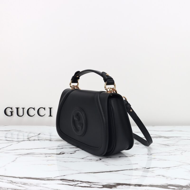 Replica Gucci Blondie Top Handle Black - best quality luxury bag dupe