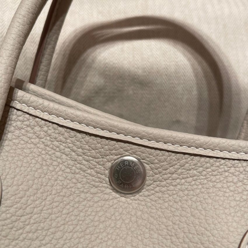 Replica Hermes Garden Party 30cm Negonda Beton - premium-grade designer purse dupe