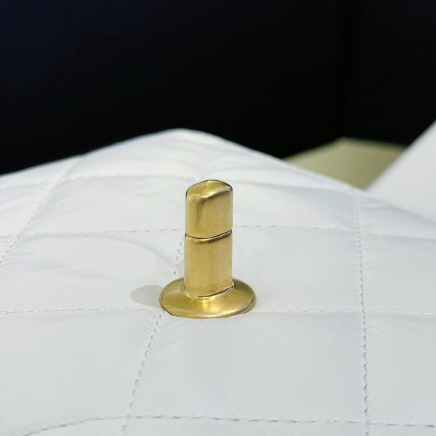 Replica CHANEL 19 Mini Flap White Bag - best quality luxury bag dupe