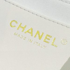Replica CHANEL 19 Mini Flap White Bag - realistic designer-inspired fake bag
