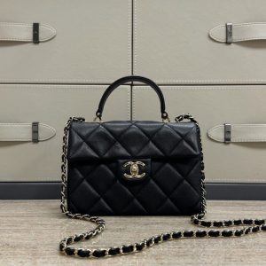 Replica CHANEL 23k Kelly Handle 21cm - best quality luxury bag dupe