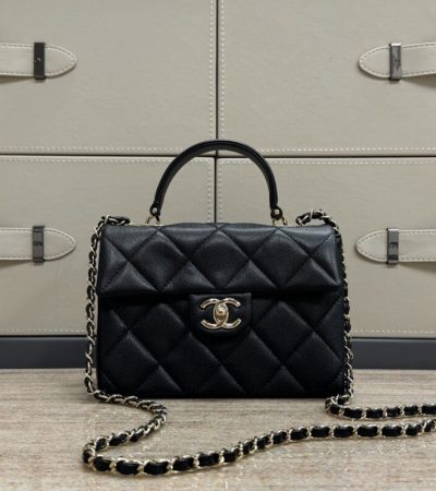 Replica CHANEL 23k Kelly Handle 21cm - best quality luxury bag dupe