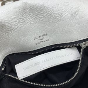 Replica Balenciaga Small BB White - best quality luxury bag dupe
