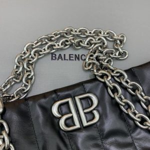 Replica Balenciaga Monaco Black Silver - elite superclone designer purse