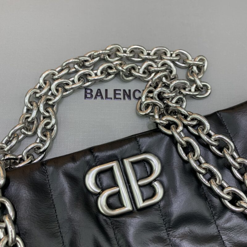 Replica Balenciaga Monaco Black Silver - elite superclone designer purse