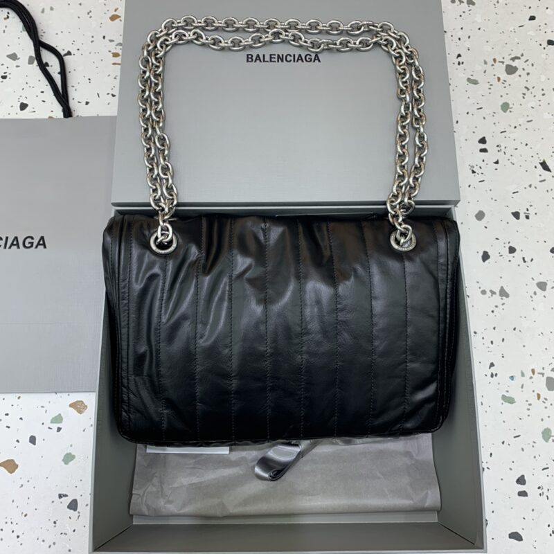 Replica Balenciaga Monaco Black Silver - high-end fake designer purse