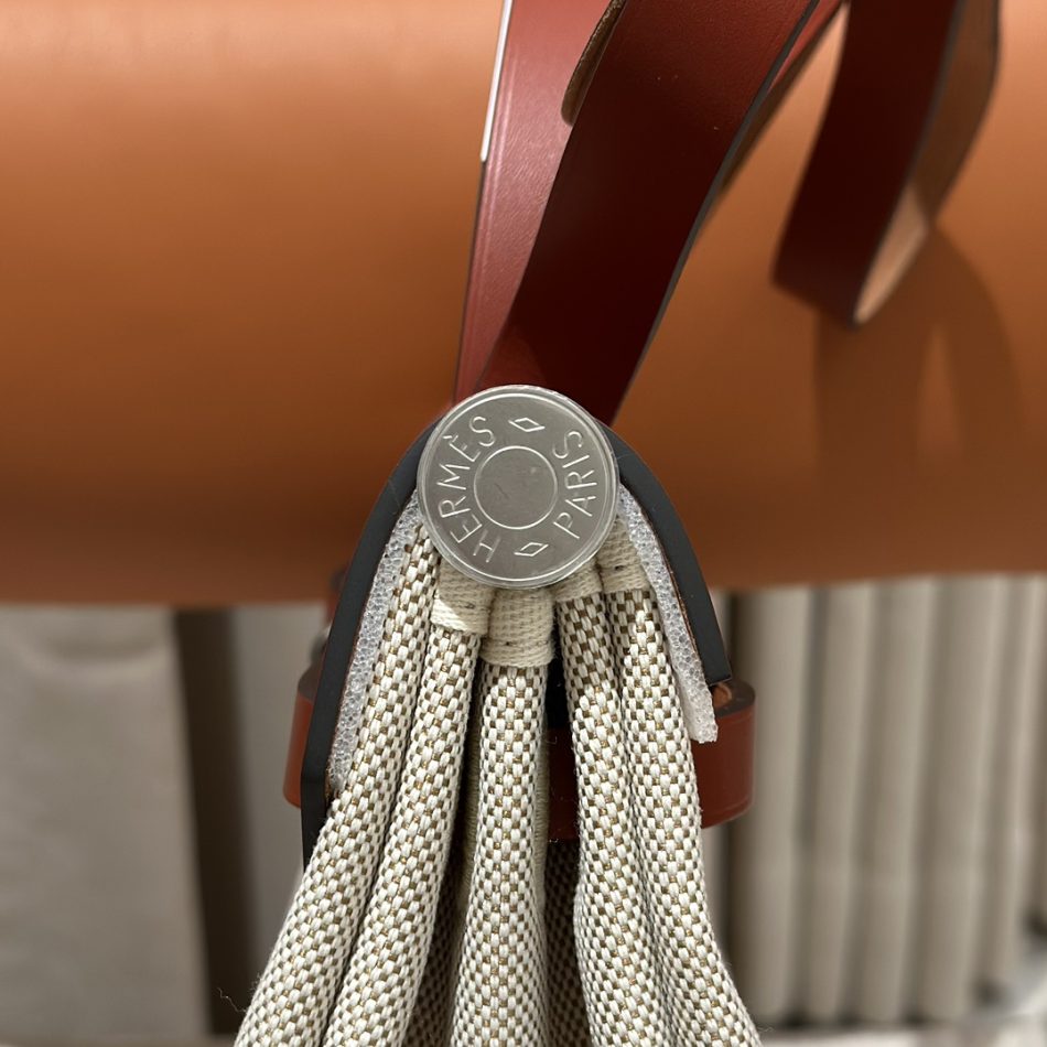 Replica Hermes Herbag 31cm Beige Red - premium-grade designer purse dupe