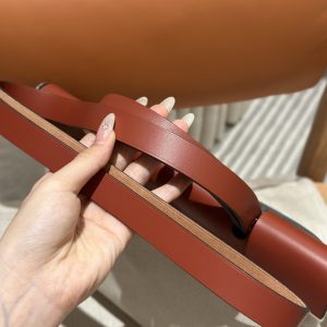 Replica Hermes Herbag 31cm Beige Red - ultra-realistic fake designer tote