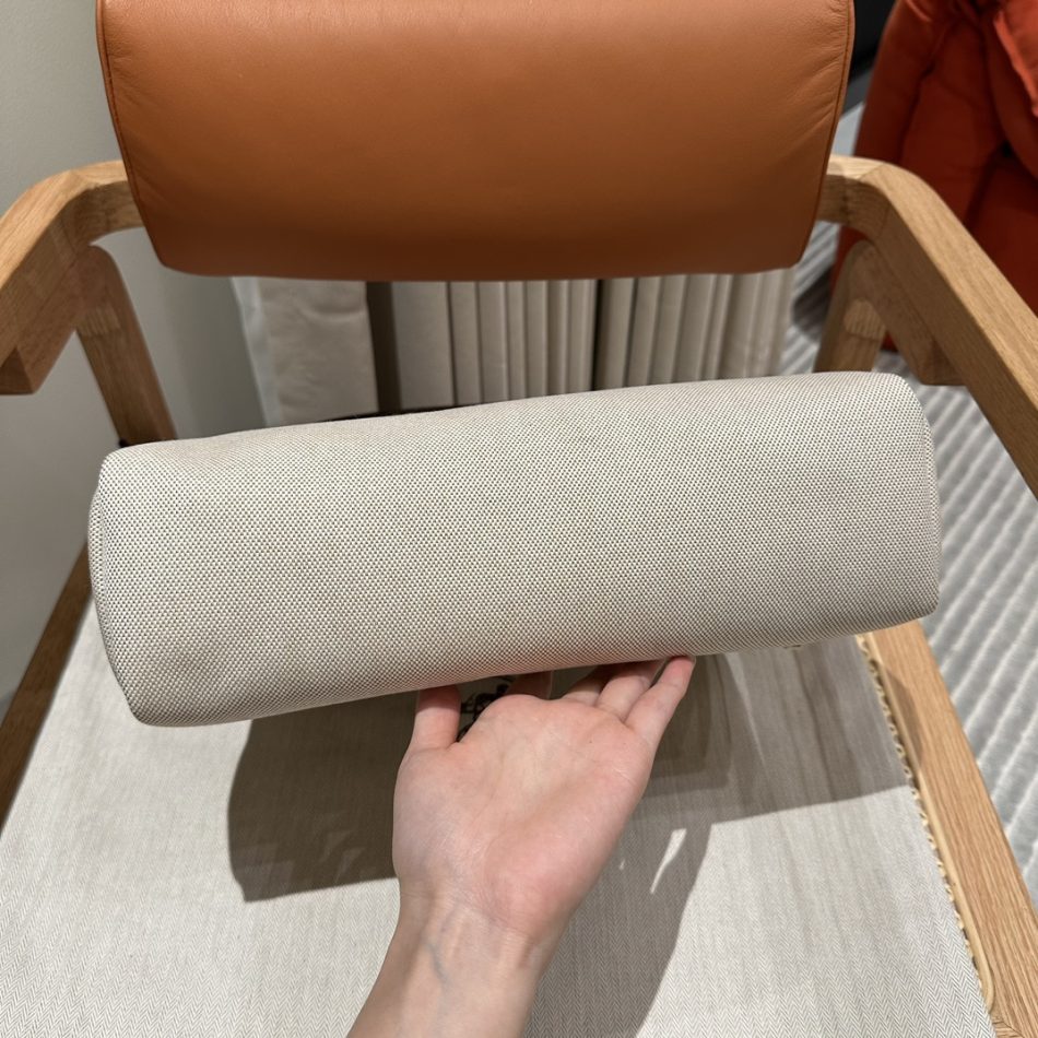 Replica Hermes Herbag 31cm Beige Red - authentic-look luxury purse replica