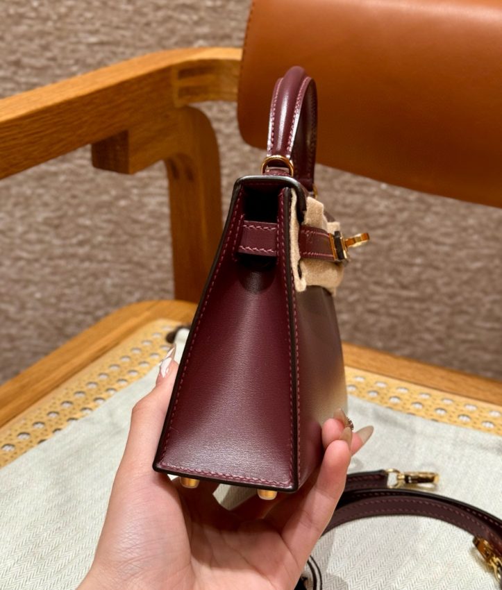 Replica Hermes Kelly Rouge Box - top-tier luxury replica shoulder bag