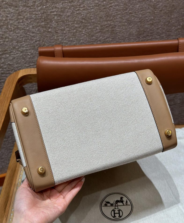 Replica Hermes Top Quality Replica Bag ShopChai Brown - premium 1:1 fake handbag model