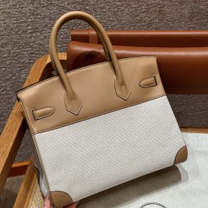 Replica Hermes Top Quality Replica Bag ShopChai Brown - authentic-look luxury purse replica