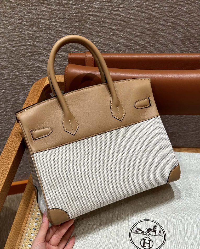 Replica Hermes Top Quality Replica Bag ShopChai Brown - authentic-look luxury purse replica