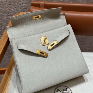 Replica Hermes Kelly Beton Epsom - realistic designer-inspired fake bag