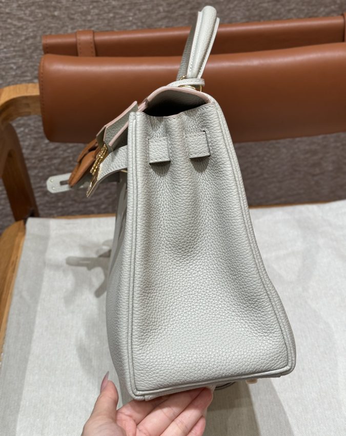 Replica Hermes Kelly Beton Epsom - ultra-realistic fake designer tote