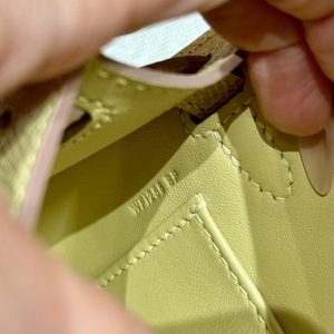 Replica Hermes Kelly Jaune Poussin - 1:1 designer replica handbag