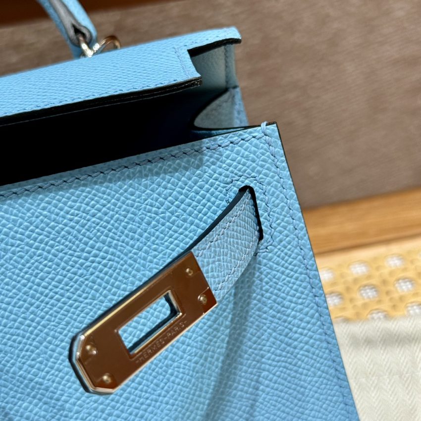 Replica Hermes Kelly Celeste Epsom - ultra-realistic fake designer tote