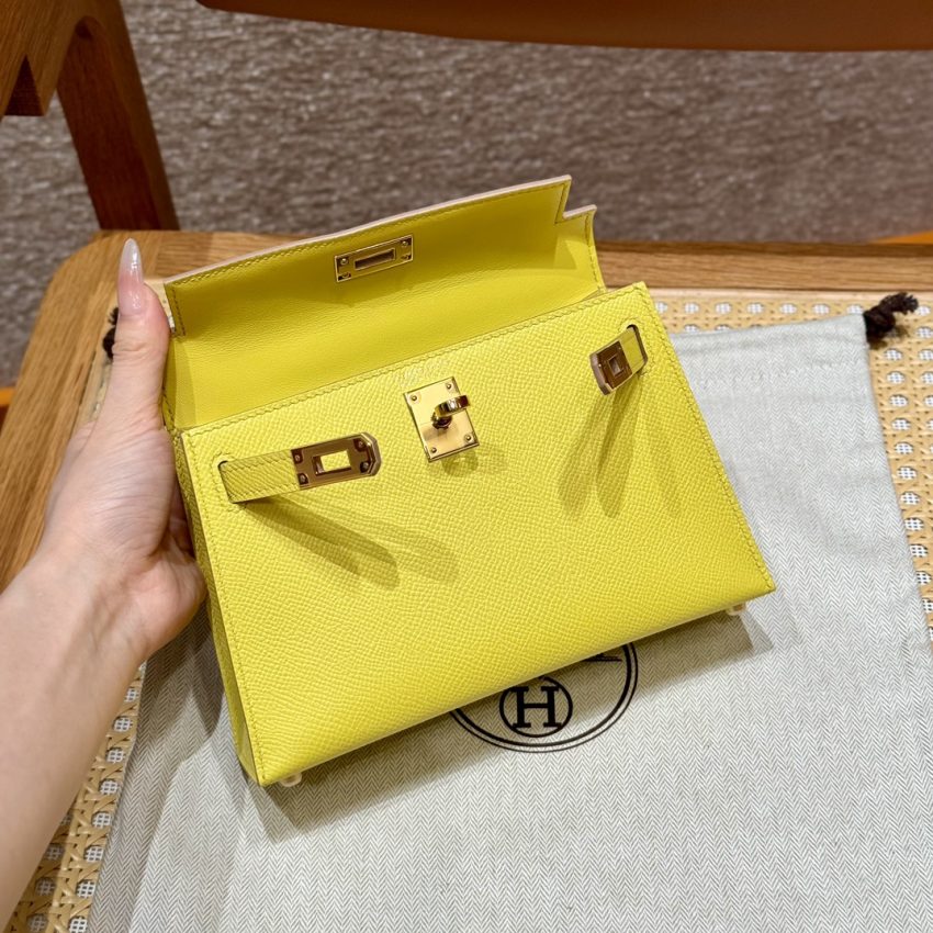Replica Hermes Kelly Lime - 1:1 designer replica handbag