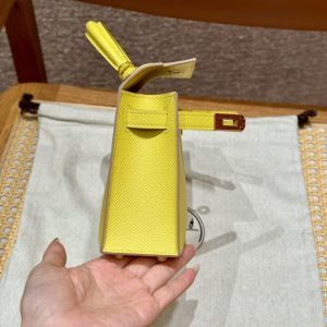 Replica Hermes Kelly Lime - near-authentic luxury replica handbag