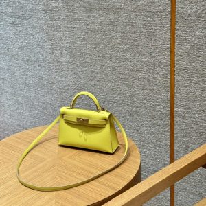 Replica Hermes Kelly Lime - premium-grade designer purse dupe