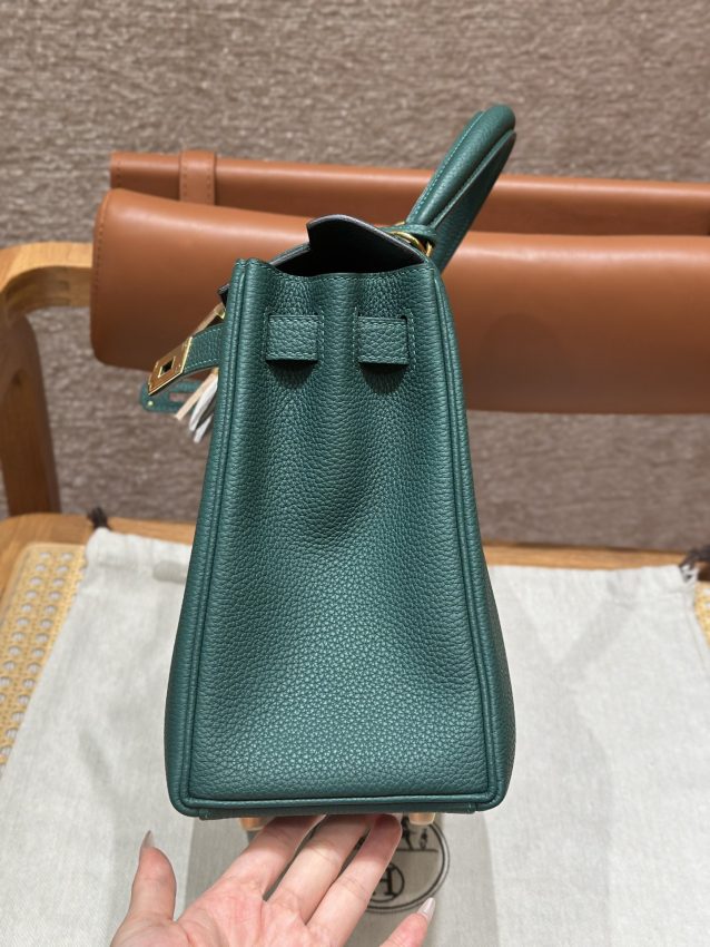 Replica Hermes Kelly Malachite Togo - high-quality designer bag clone