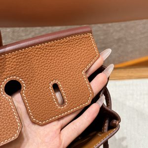 Replica Hermes Top Quality Replica Bag ShopBrown Gold Togo - near-authentic luxury replica handbag