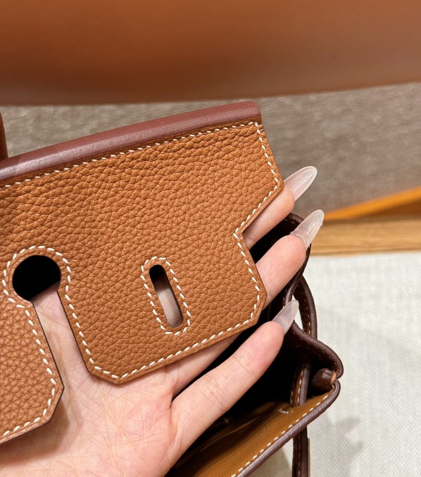 Replica Hermes Top Quality Replica Bag ShopBrown Gold Togo - near-authentic luxury replica handbag