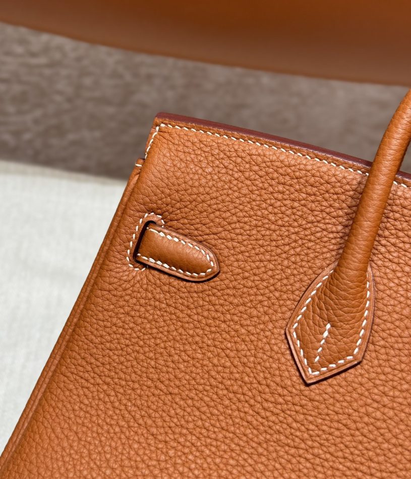 Replica Hermes Top Quality Replica Bag ShopBrown Gold Togo - authentic-look luxury purse replica