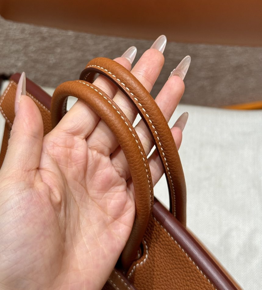 Replica Hermes Top Quality Replica Bag ShopBrown Gold Togo - elite superclone designer purse