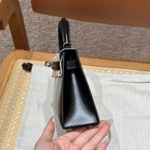 Replica Hermes Kelly Black Box - ultra-realistic fake designer tote