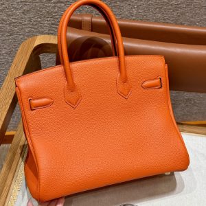 Replica Hermes Top Quality Replica Bag ShopOrange Togo Gold - high-accuracy replica luxury purse