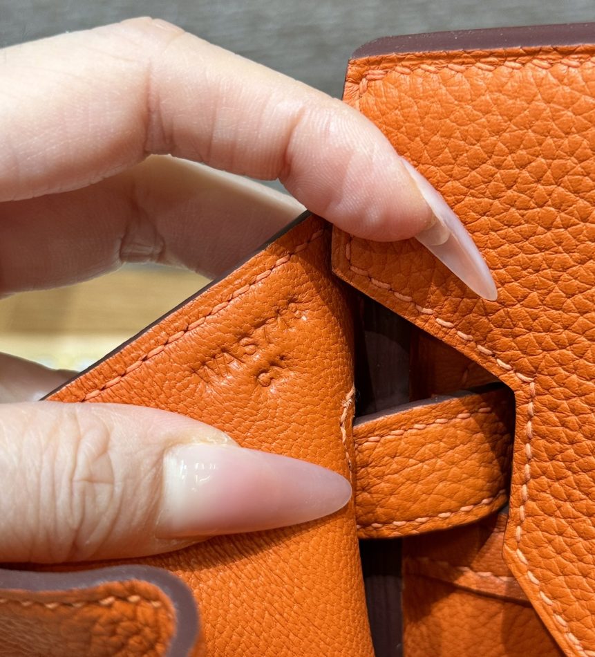 Replica Hermes Top Quality Replica Bag ShopOrange Togo Gold - high-quality designer bag clone