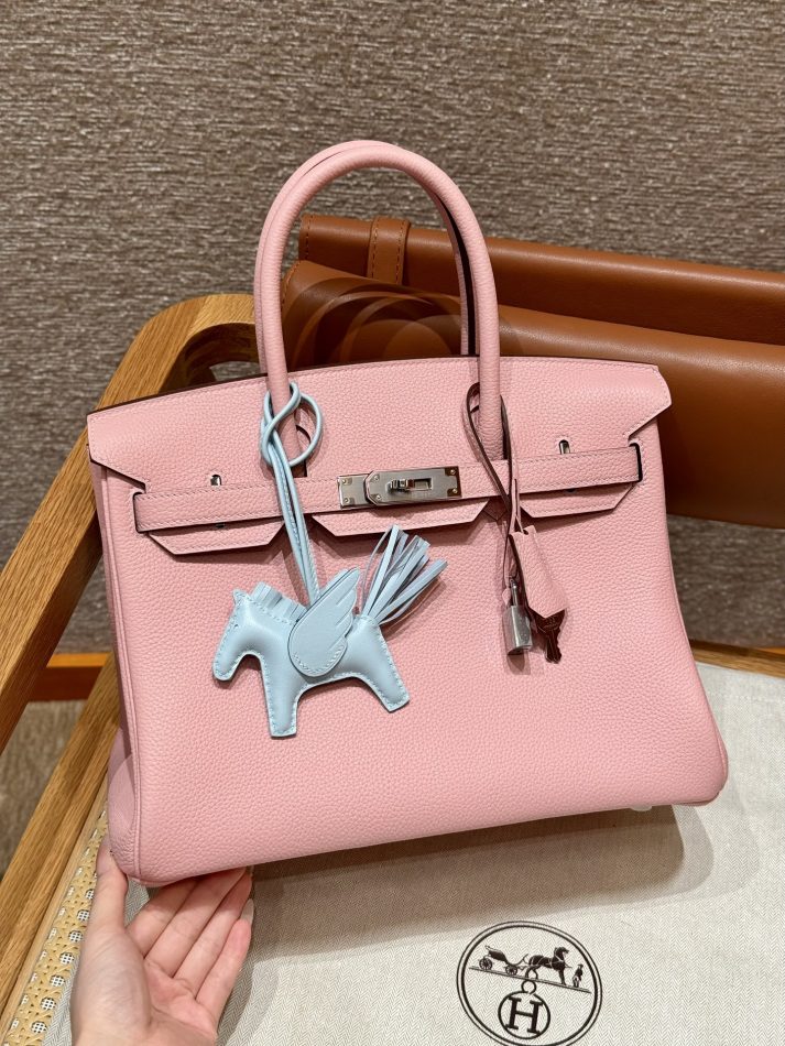 Replica Hermes Top Quality Replica Bag ShopRose Sakura Togo - premium 1:1 fake handbag model