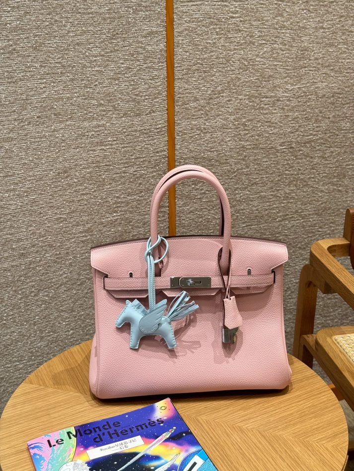 Replica Hermes Top Quality Replica Bag ShopRose Sakura Togo - top-tier luxury replica shoulder bag