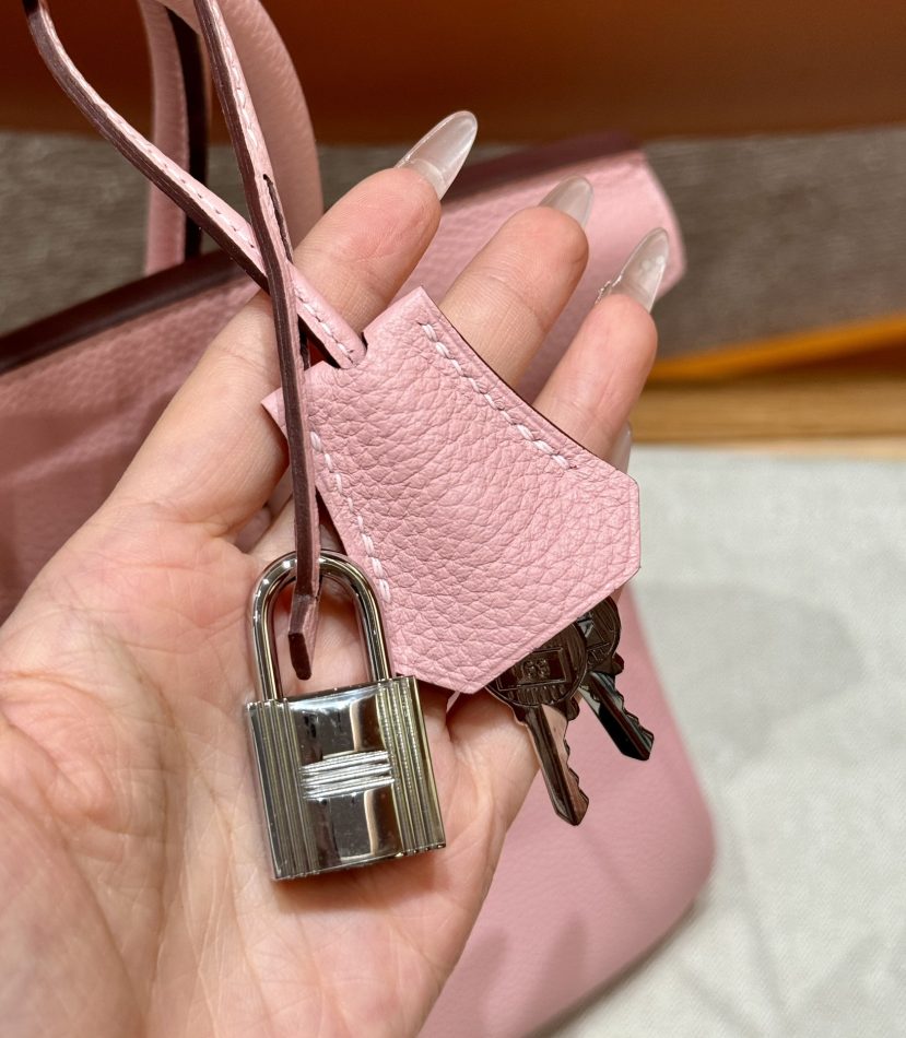 Replica Hermes Top Quality Replica Bag ShopRose Sakura Togo - premium-grade designer purse dupe