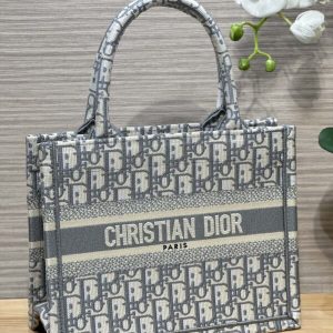Replica Dior Tote Book CD Grey - high-quality designer bag clone