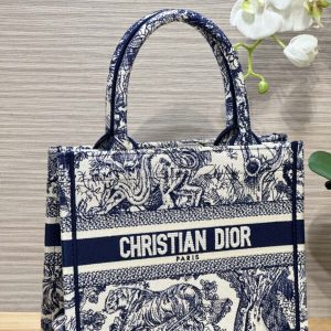 Replica Dior Tote Book Blue Tiger - realistic designer-inspired fake bag