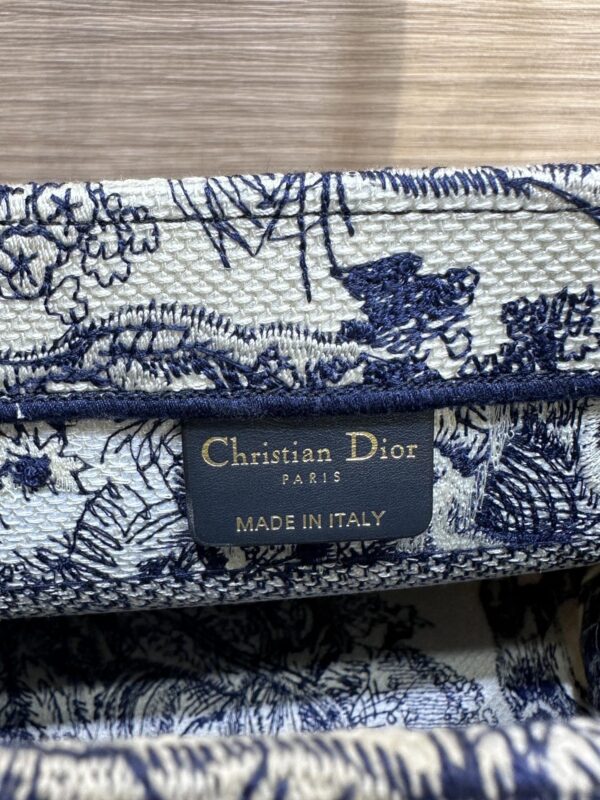 Replica Dior Tote Book Blue Tiger - top-rated replica designer bag