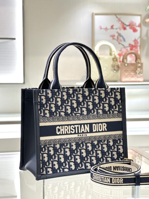 Replica Dior Tote Book CD Canvas&Leather - top-rated replica designer bag
