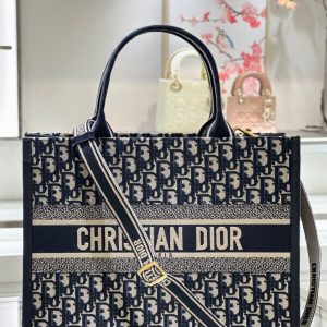 Replica Dior Tote Book CD Canvas&Leather - 1:1 designer replica handbag