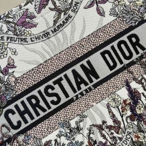 Replica Dior Tote Book Sun flower winter - premium 1:1 fake handbag model