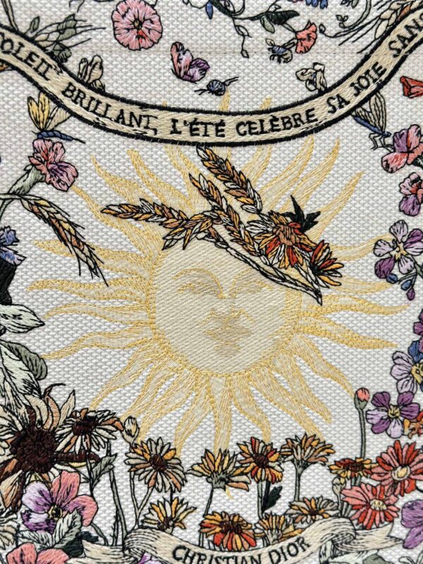 Replica Dior Tote Book Sunflower - 1:1 designer replica handbag